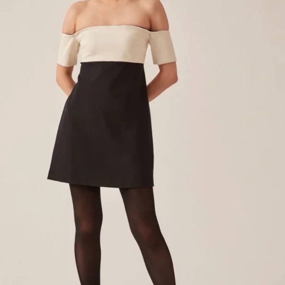 NWT Anthropologie Maeve Colorblock Knit Mini Dress Size Petite Small